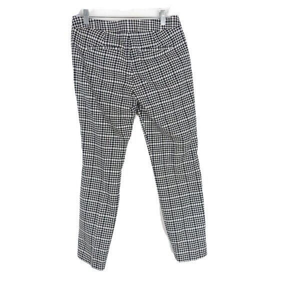 NWT Express Columnist Pants Plaid Ankle Black White Size 4 NEW - Picture 6 of 10